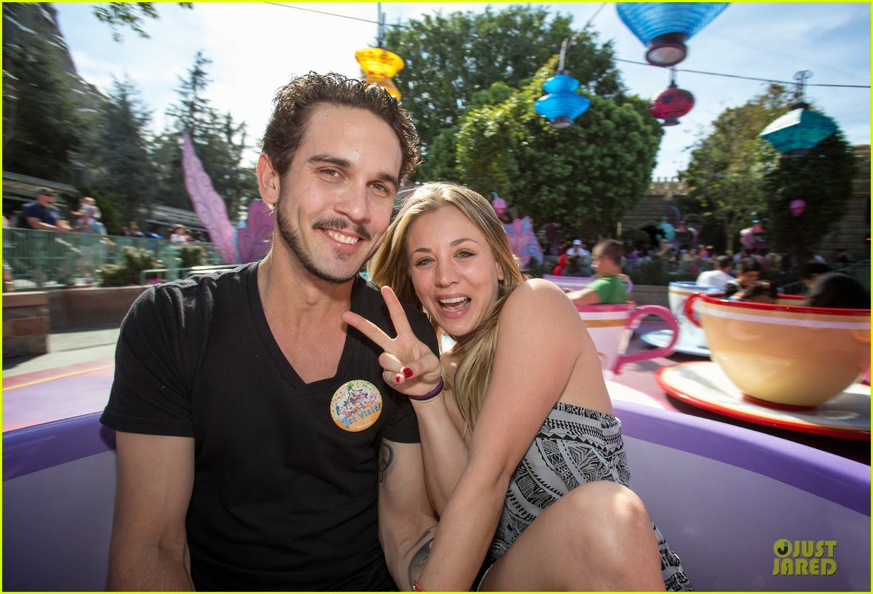 Celeb Diary: Kaley Cuoco and Ryan Sweeting at Disneyland in Anaheim, Calif.