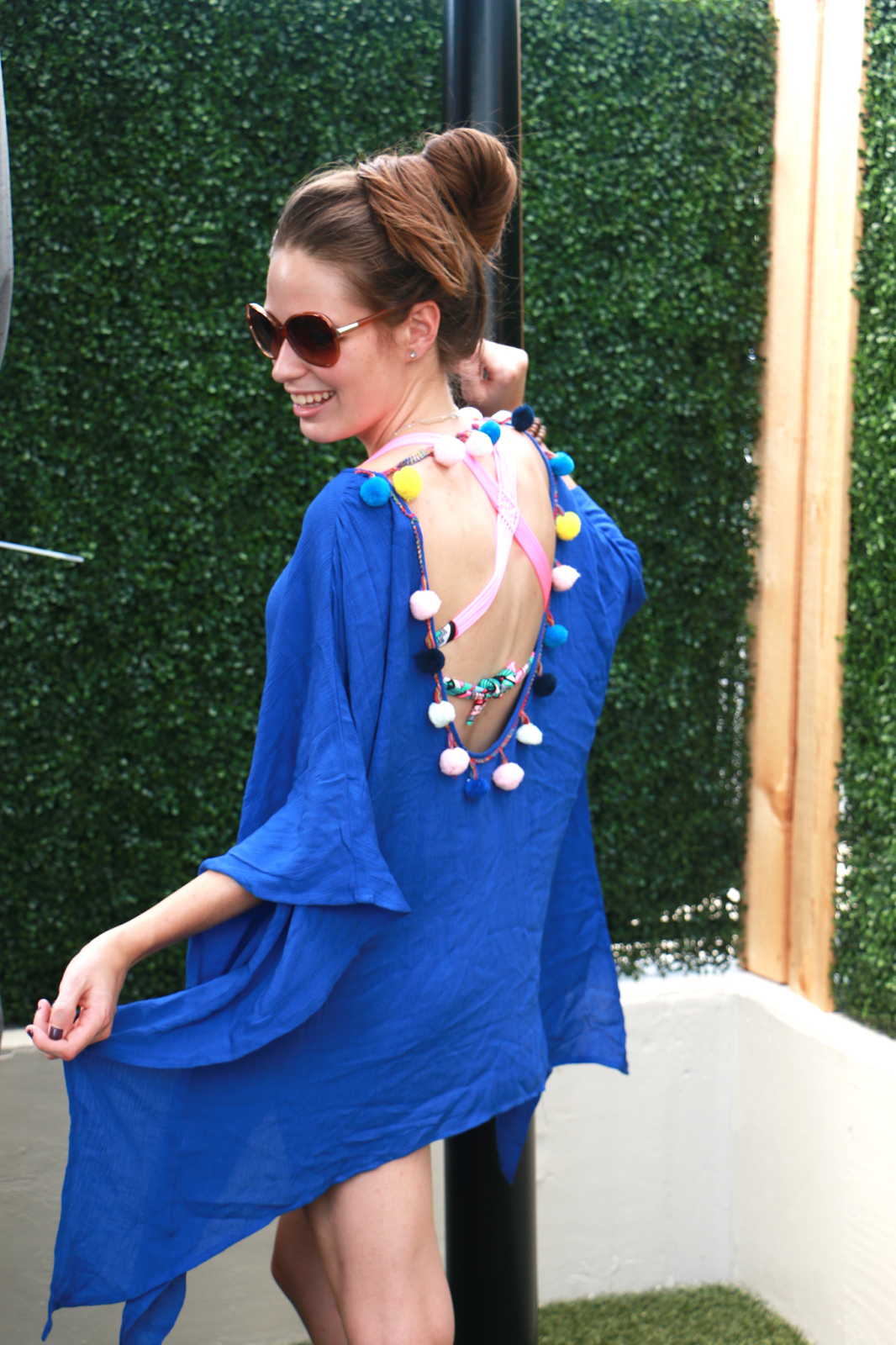 Pom-Pom Beach Cover-Up + Blogger Pool Party. | Southern Belle in Training
