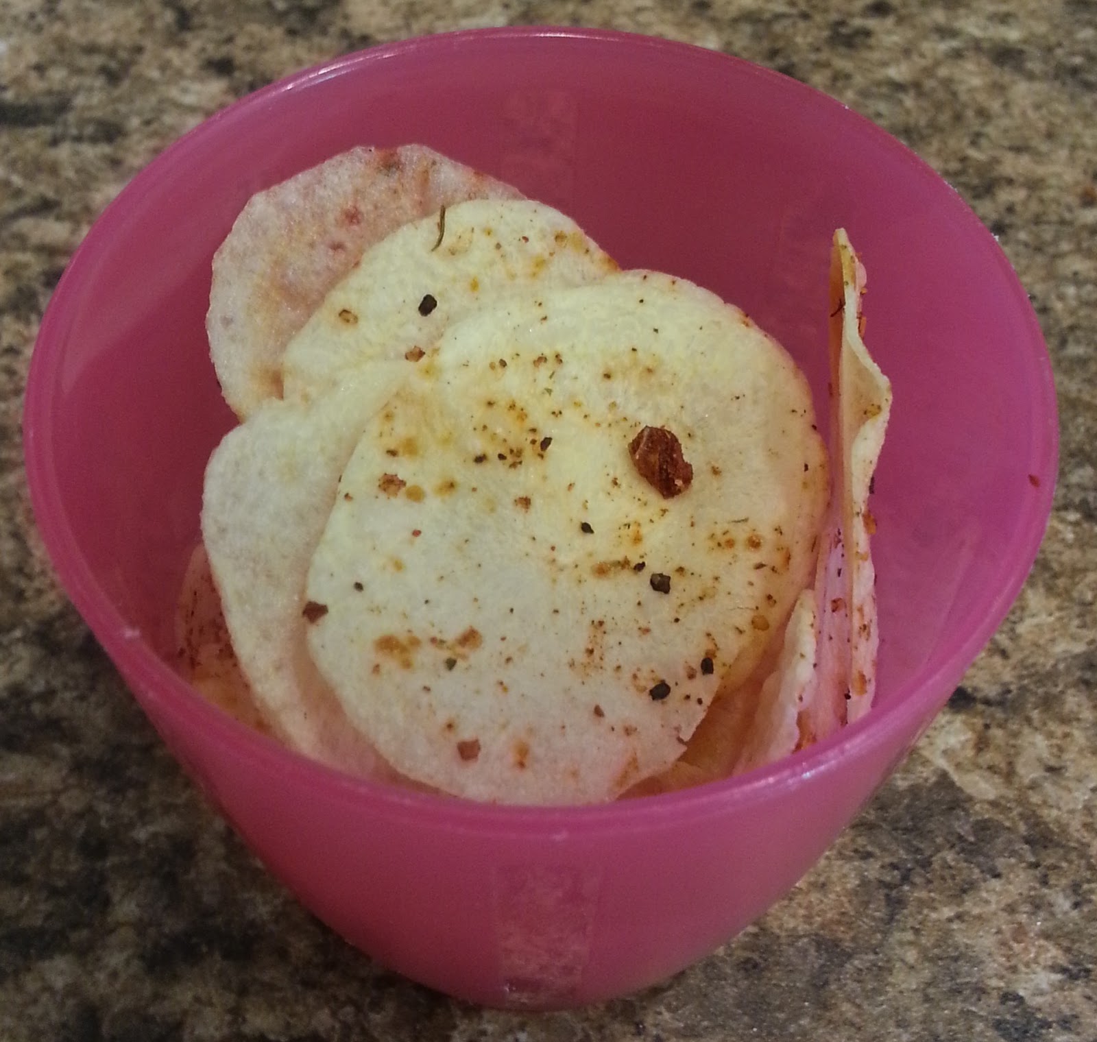 Baking in Arizona Cooking Potato Chips in the Microwave