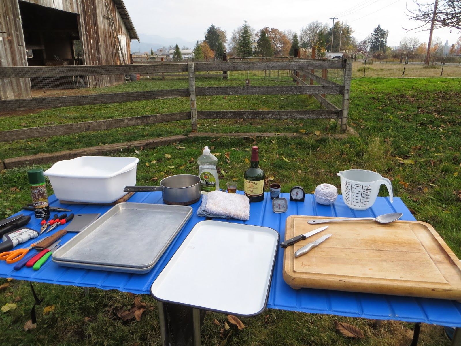 O'Brien's Family Farm Turkey Butchering Prep