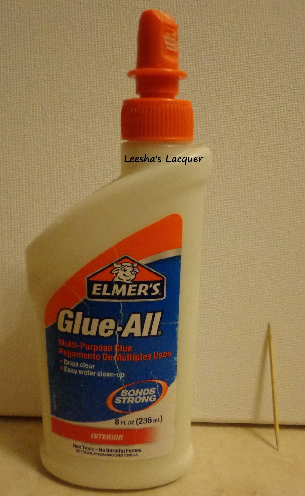 Leesha's Lacquer Using Elmer's Glue as a Base Coat The easiest way