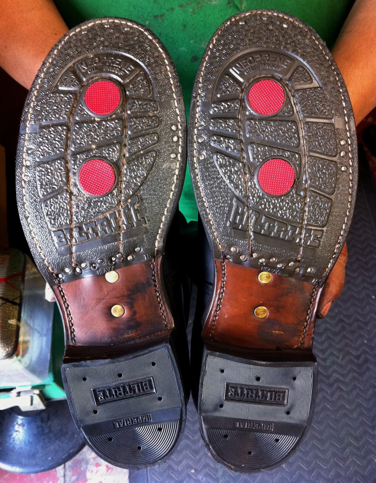 Vintage Engineer Boots SHOE REPAIR SHOP IN