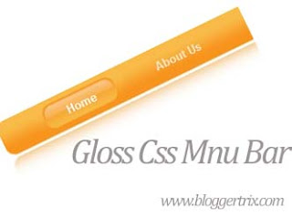 Glossy-css-menubar