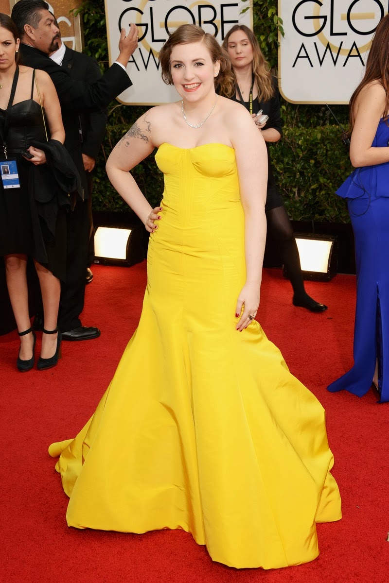 Golden Globe Lena Dunham