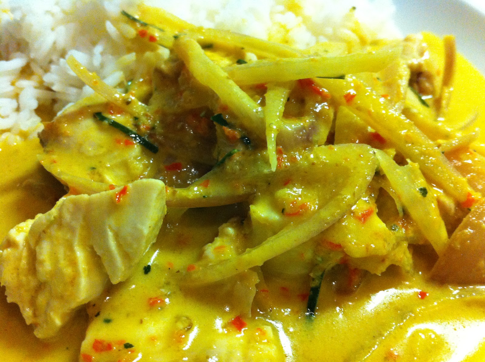 Behind The Burners RED CURRY OF MAHI MAHI