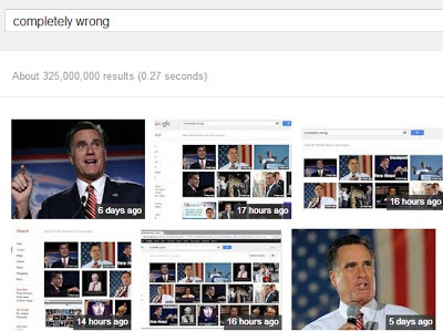 Romney and the "completely wrong"; images and searches
