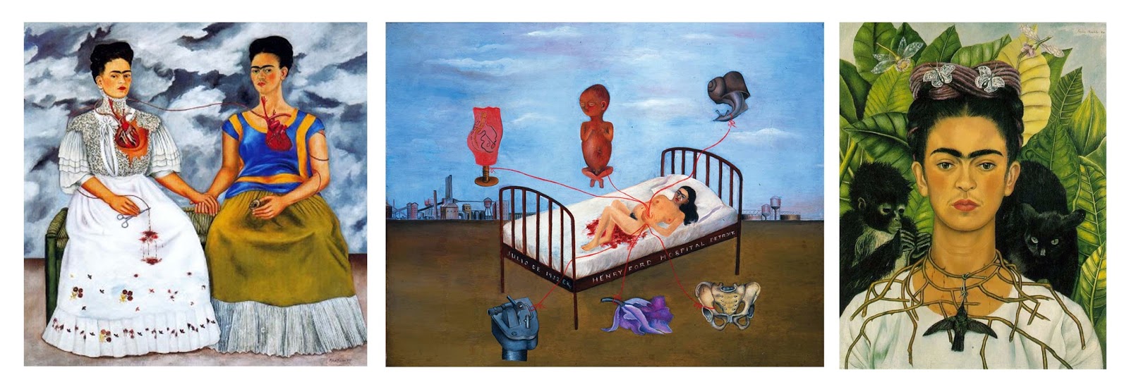Картина фриды кало больница генри форда