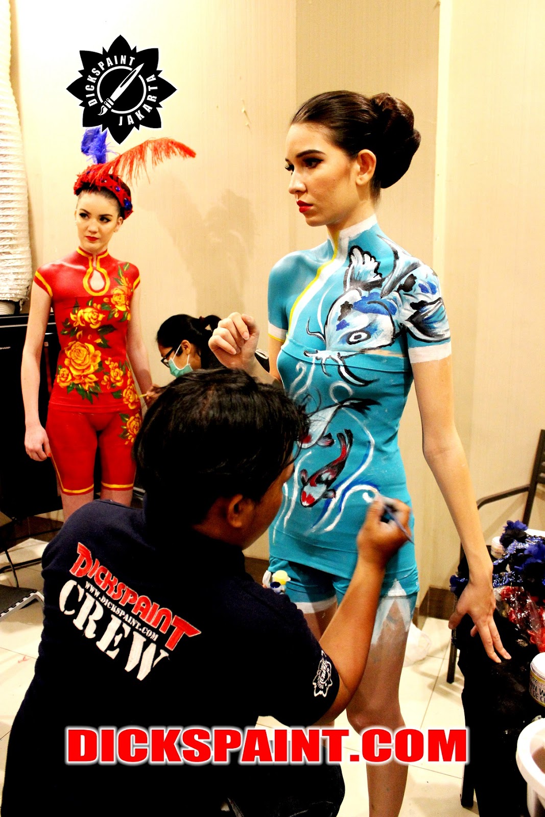 DICKSPAINT Professional Face Body Painting and Tattoo temporary jakarta