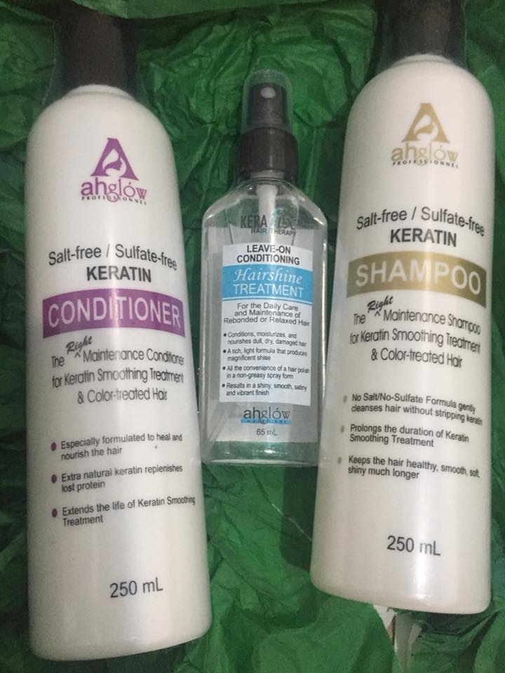 Ahglow Hair Rebonding System Straight & Shiny Rebonded Hair that lasts