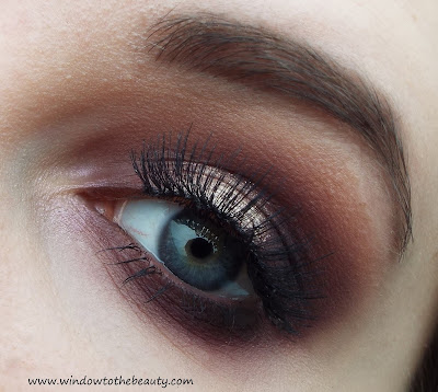 Burgundy makeup