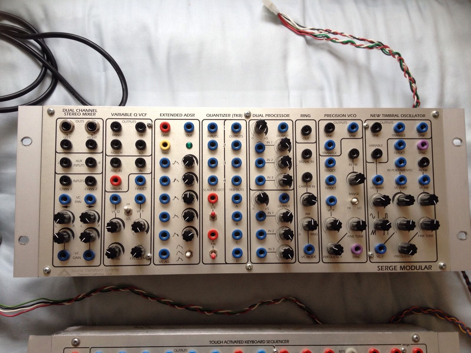 MATRIXSYNTH Serge Modular Synth. TKB And Voice Panel. Starter System.