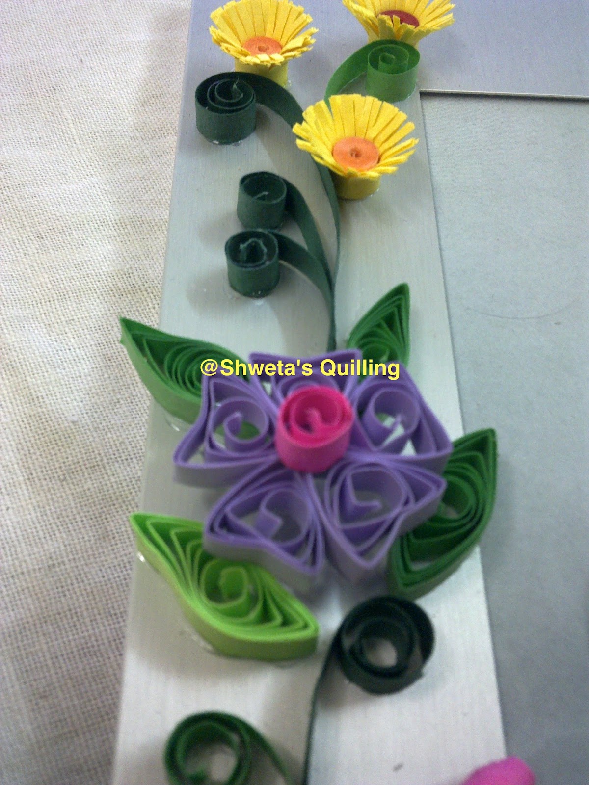 Shweta's Paper Quilling Quilled Photo Frames