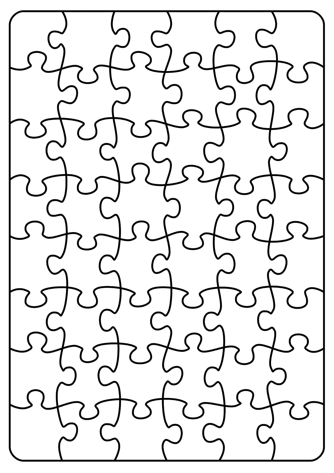 formas de rompecabeza