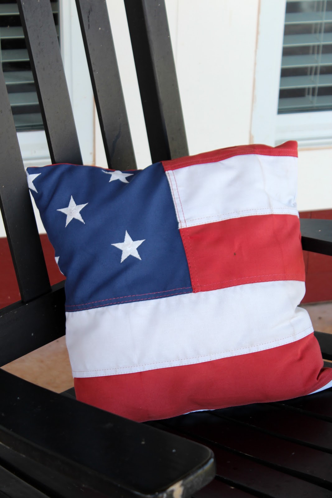 Flag Pillows for the Fourth
