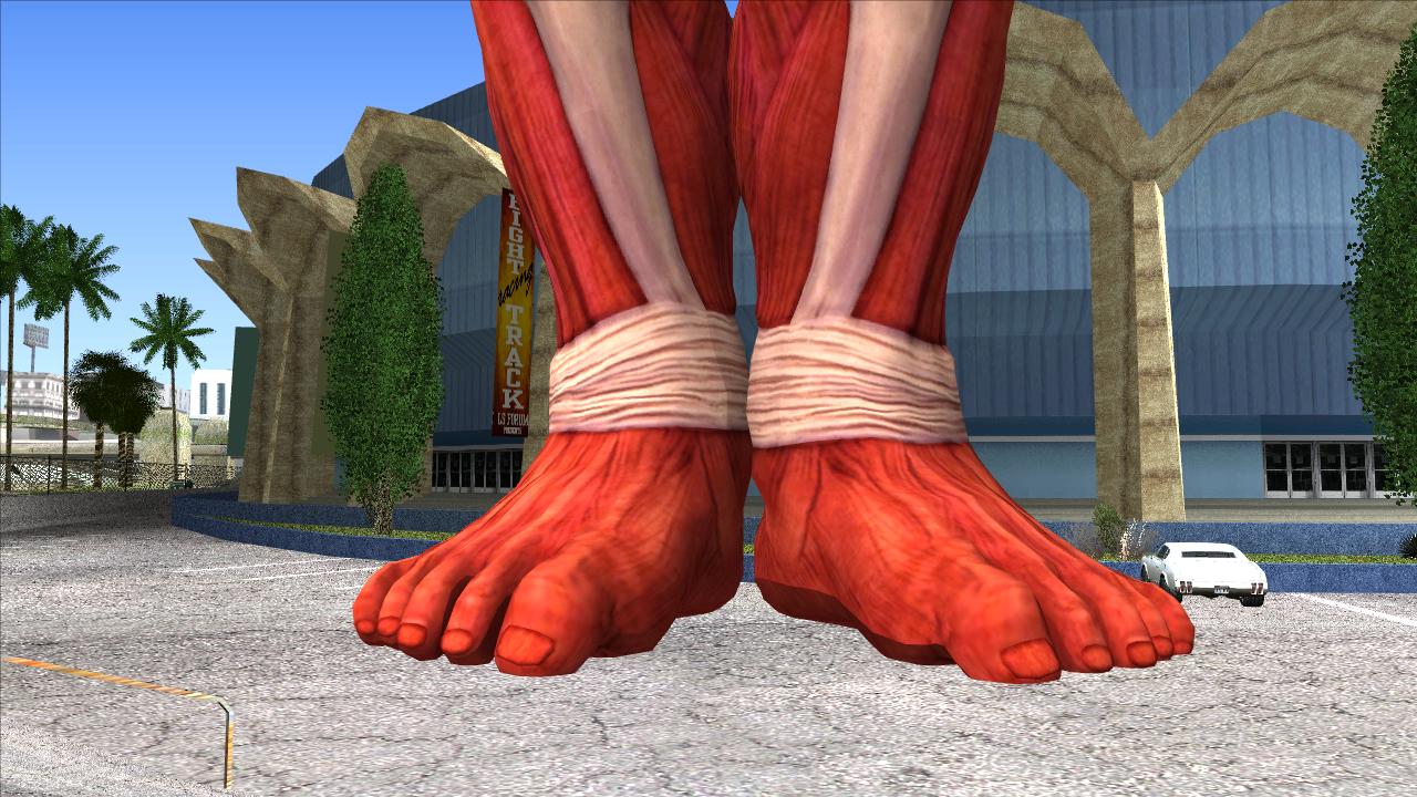 Colossal Titan - GTA SA modding,GTA V, GTA IV, GTA Vice City,GTA III