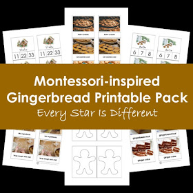 Montessori-inspired Gingerbread Printable Pack