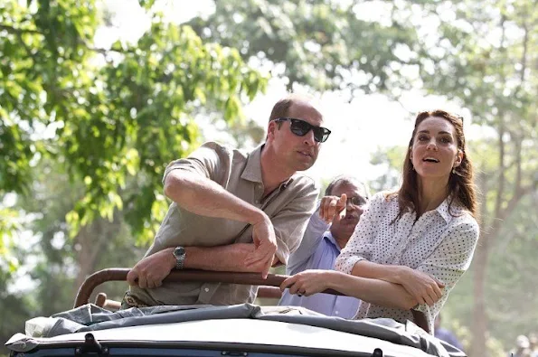 Prince William and Duchess Catherine Kate Middleton Safari tour  Kaziranga National Park