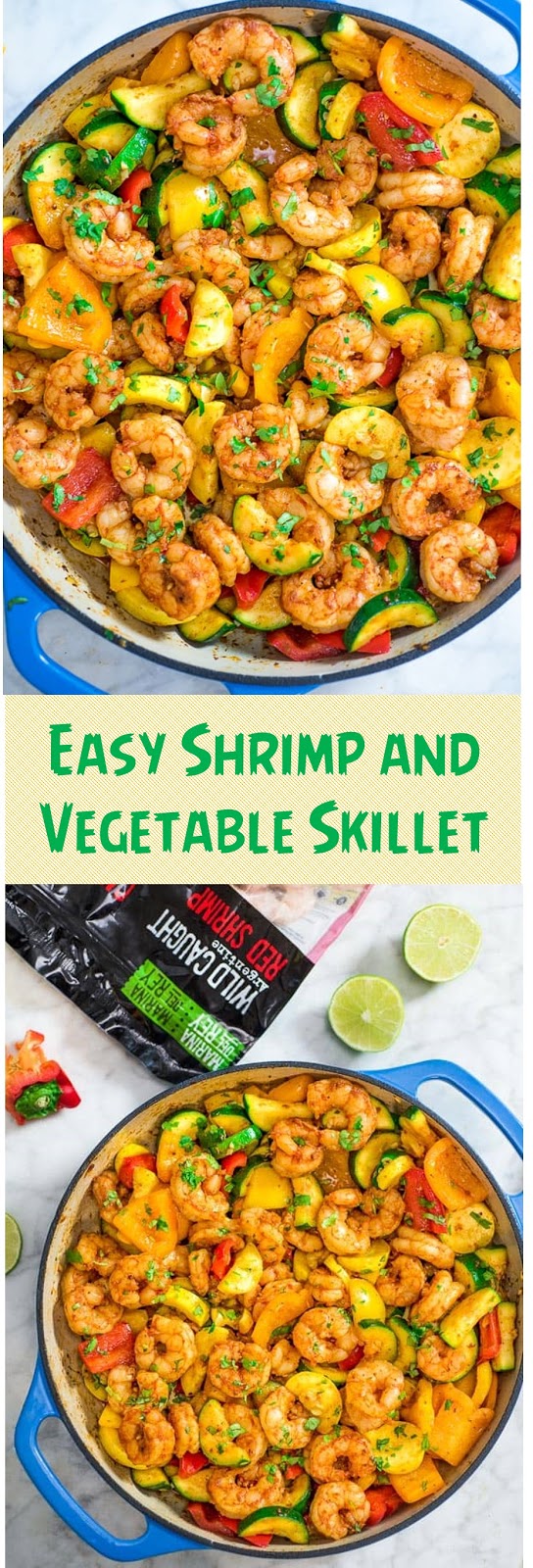 Easy Shrimp and Vegetable Skillet