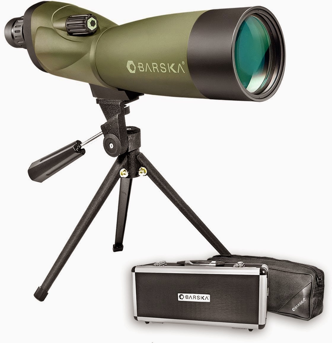 BARSKA Blackhawk 20-60x60 Waterproof Straight Spotting Scope, picture, image, review features and specifications