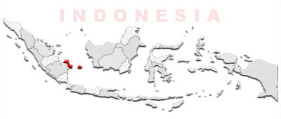 image: Bangka Belitung map location