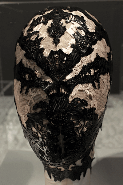 Alexander McQueen lace mask