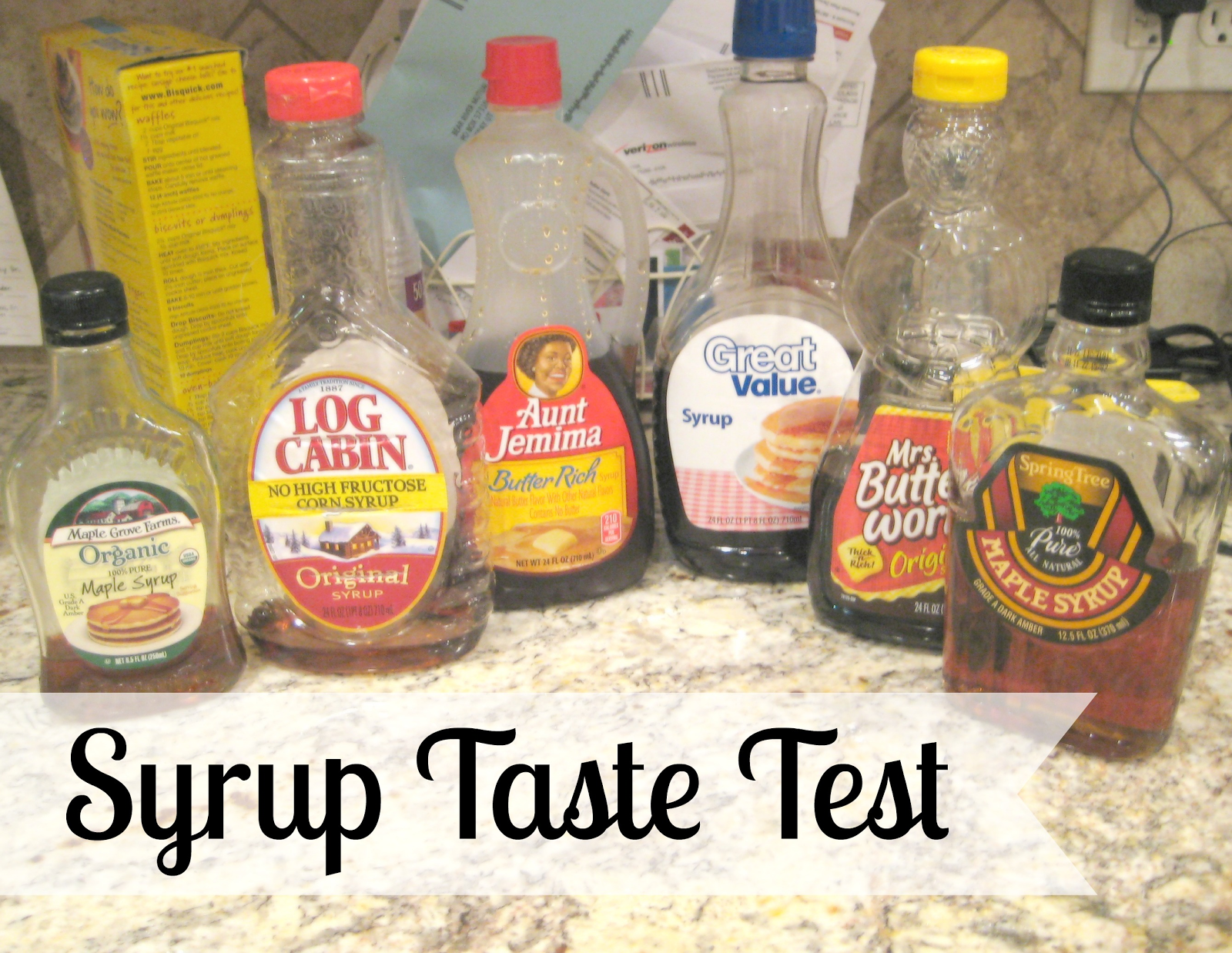 Your Crafty Friend Syrup Taste Test