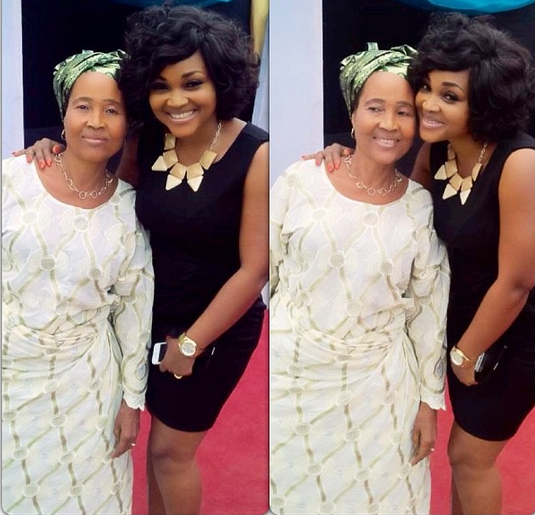mercy aigbe's mother
