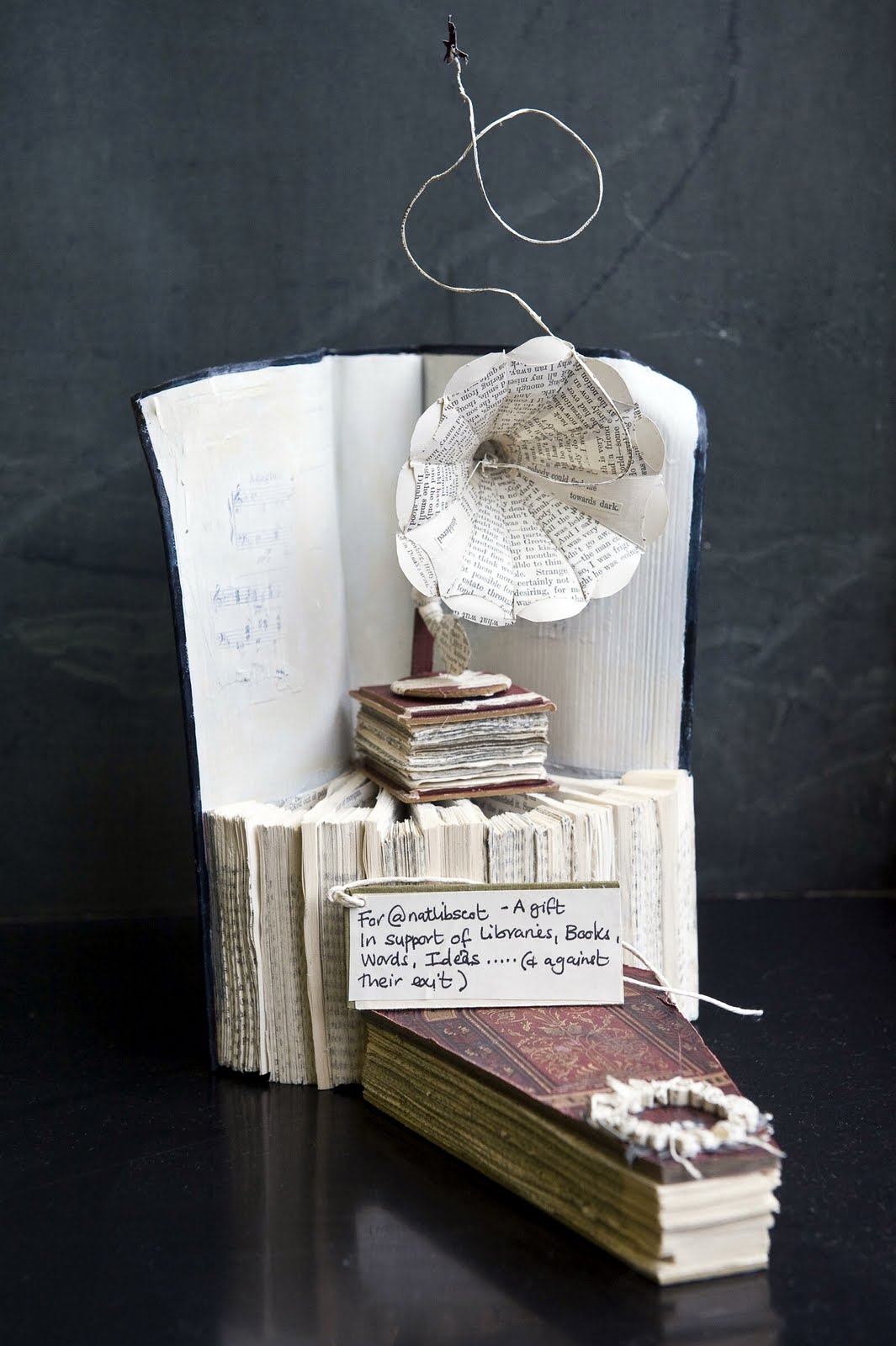 artist banksy arts piece library author guerilla scotland found national enigmatic sculpture scottish