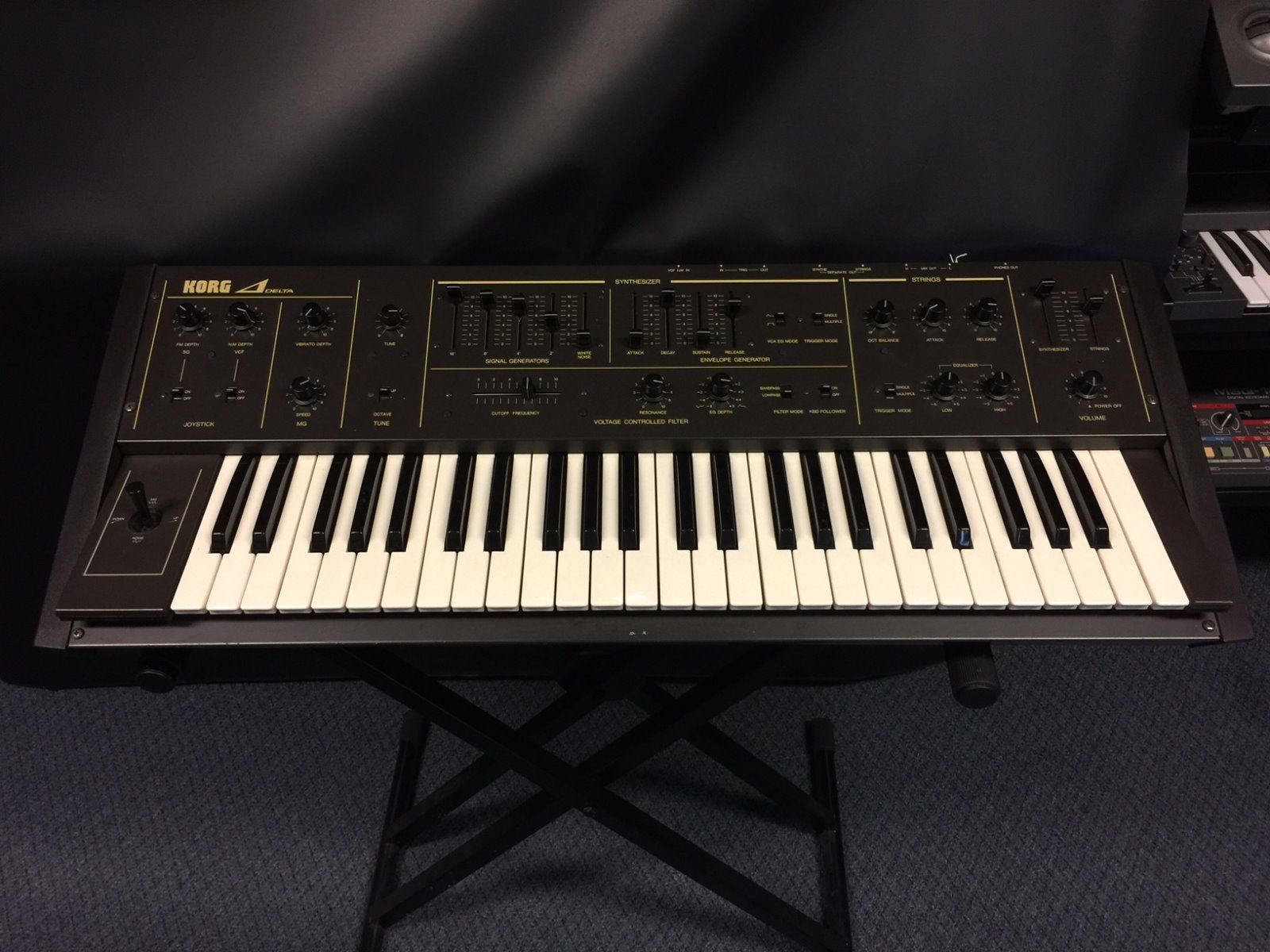 MATRIXSYNTH Delta DL50 Synthesizer with Original Dust Cover