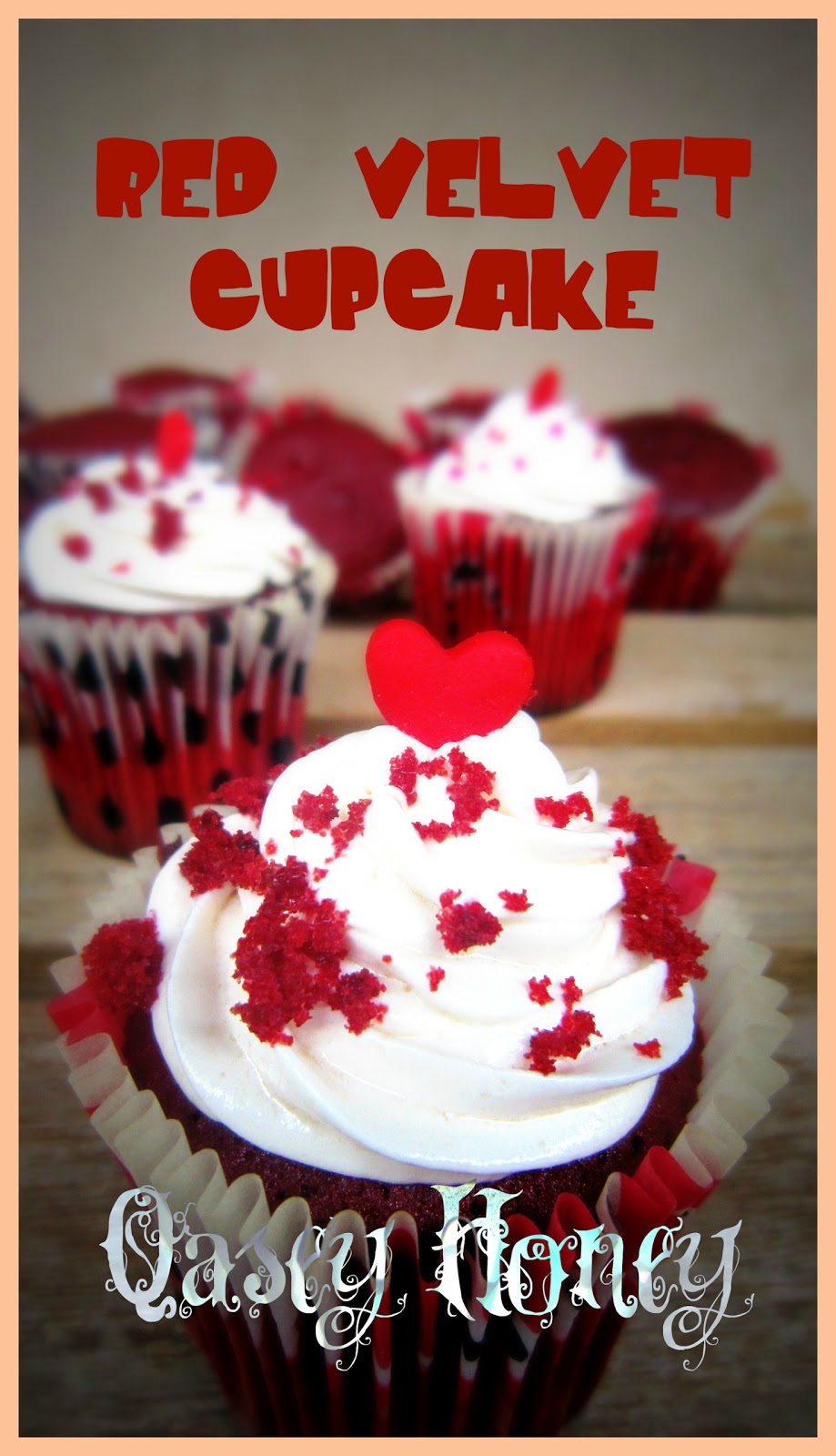 Red Velvet Cupcake Qasey Honey
