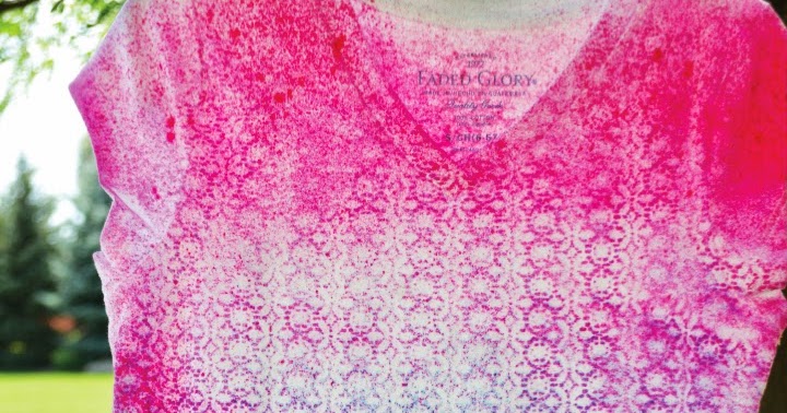 DIY Lace Tie Dye Shirt