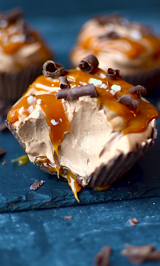 Yammie's Noshery Salted Caramel Chocolate Mousse Cups