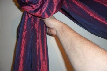 The Third Great Way To Hang Your Scarf Swag Curtains Design