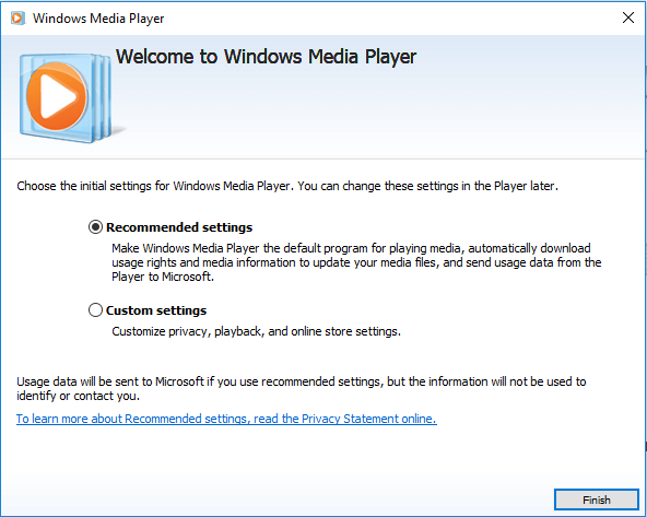Windows Media Player On Windows 10 2
