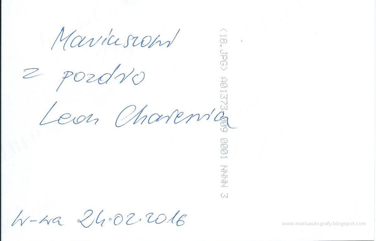 Autografy Mariu Leon Charewicz