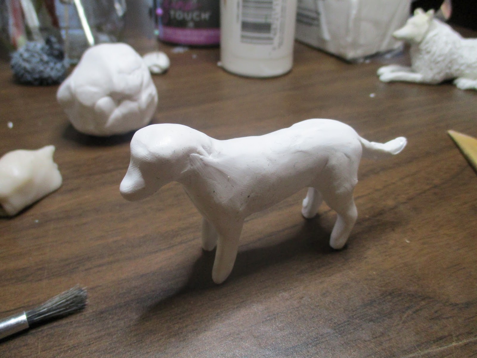 Holly's Creations in Clay Long Hair Technique