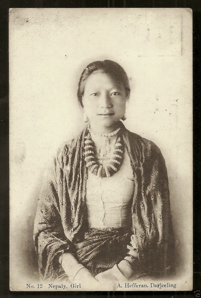 Portraits of Nepali Girls - Vintage Photographs, Early 20th Century
