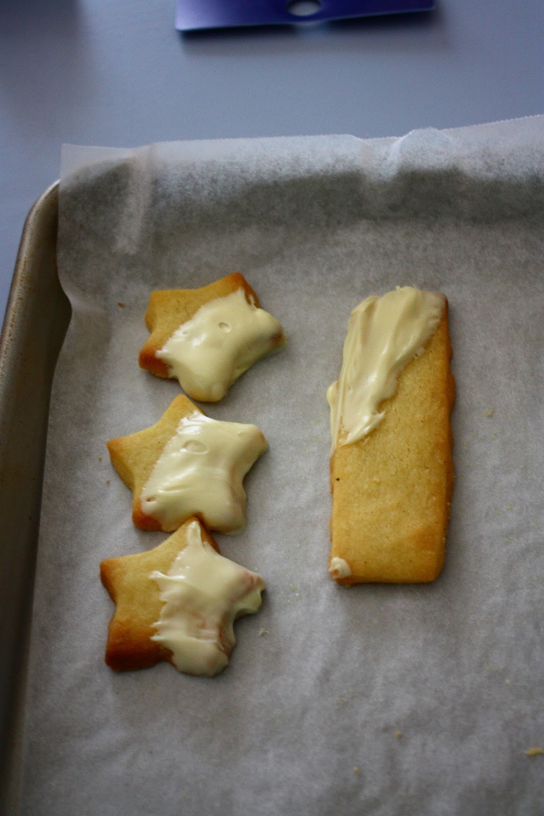 Kate's Weekend Kitchen Ina Garten's Chocolate dipped Shortbread
