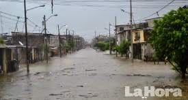 Babahoyo, bajo el agua debido a las fuertes lluvias