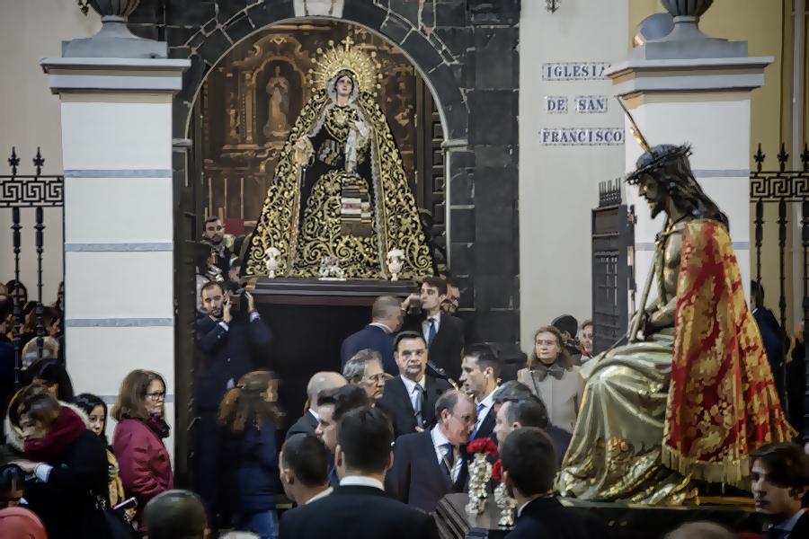 Noticias y actualidad Vía Crucis y traslado Titulares Hermandad de Las
