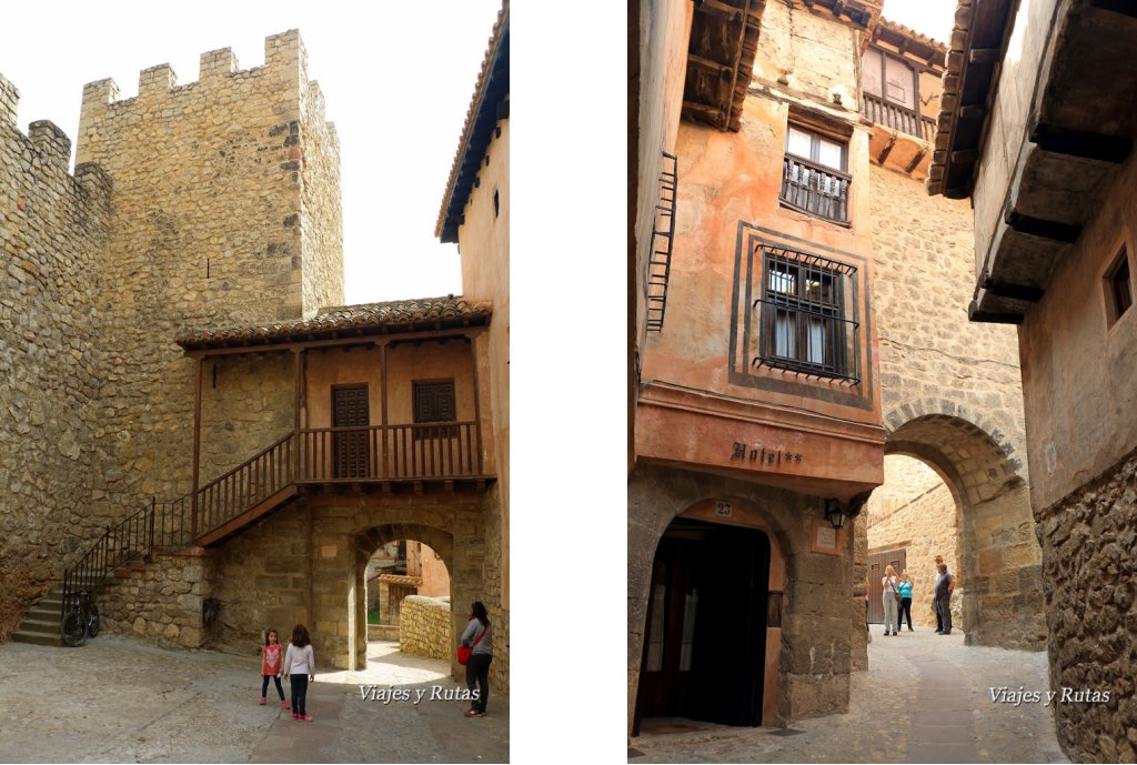 Portal del agua y portal de la Molina, Albarracín, Teruel