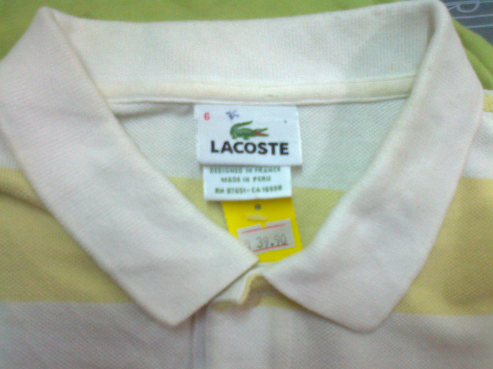 GilaGilaBundle.Com: Lacoste Made Peru Polo Shirts(SOLD)