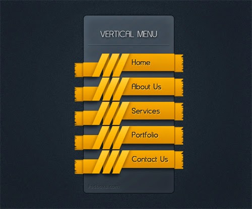 How To Create Vertical Menu With Ribbon