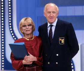 Vianello and his wife Sandra Mondaini presented many different shows together, including a long-running sitcom