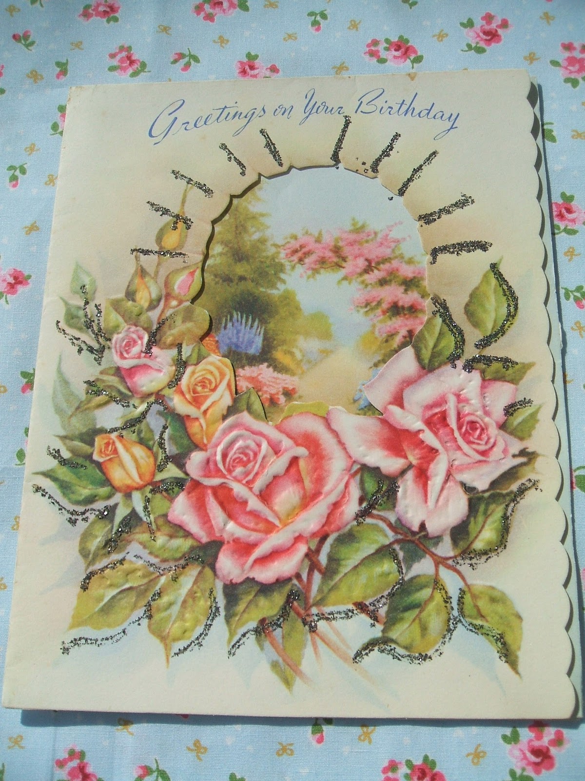 Stitch And Bake Vintage Greetings Cards