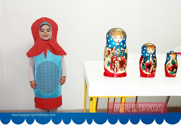 DISFRAZ DE MATRIOSKA DIY DISFRAZ DE MATRIOSKA DIY