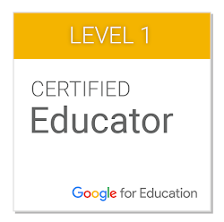 Miembro certificado Google Educator for Education
