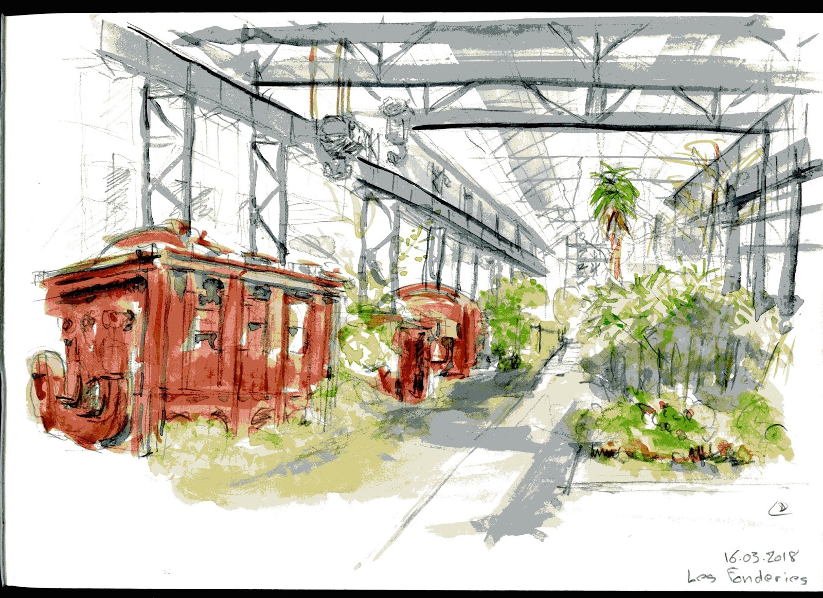 Les DessiNantes Au jardin des Fonderies