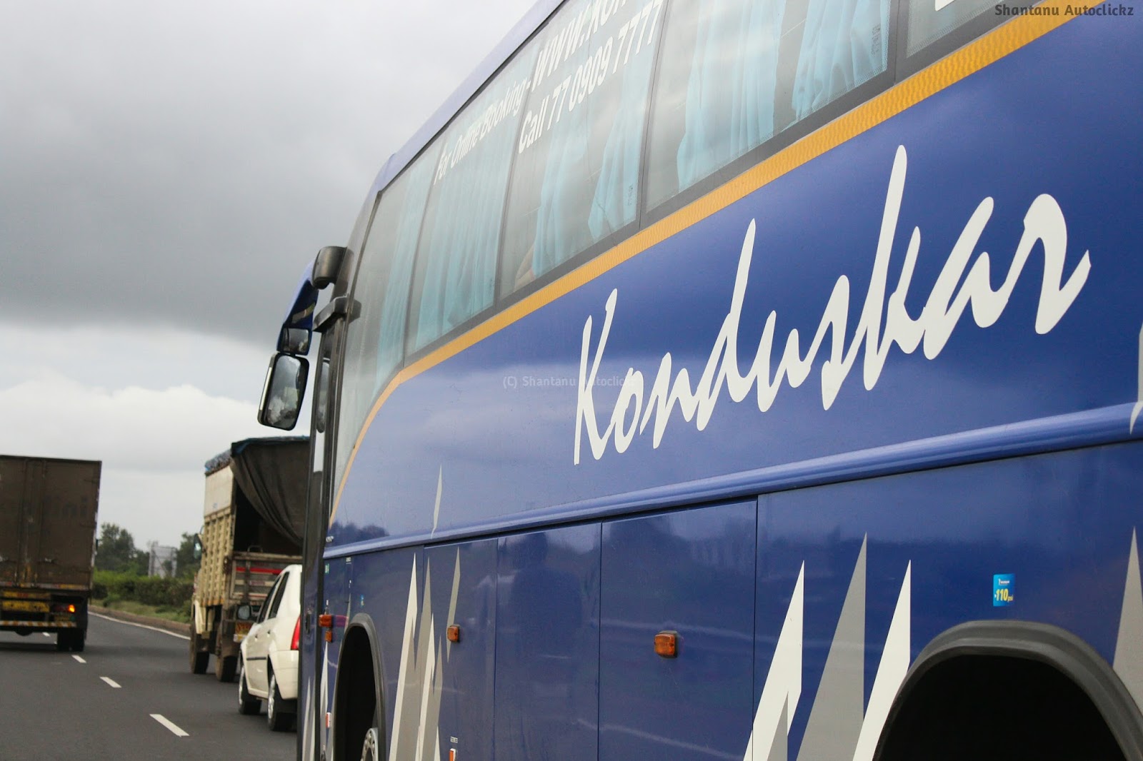 Shantanu Autoclickz Brand new Konduskar Travels Volvo B8R doing