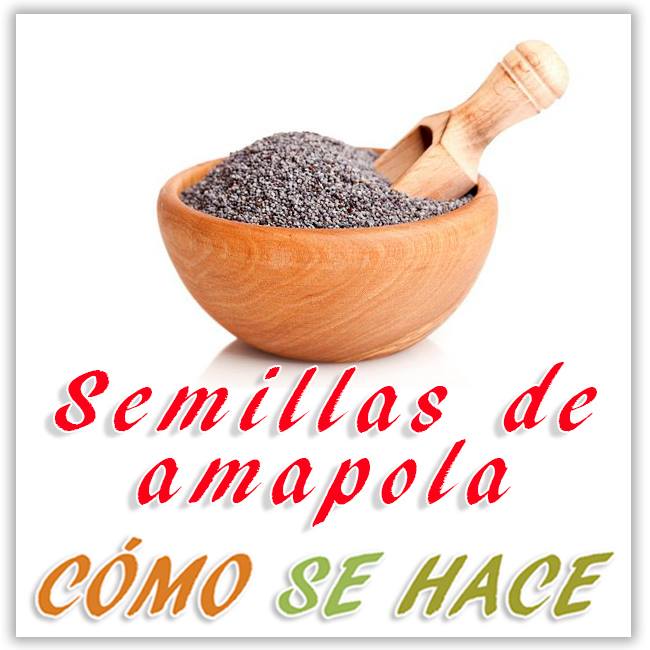 Recolectar y obtener semillas de amapola